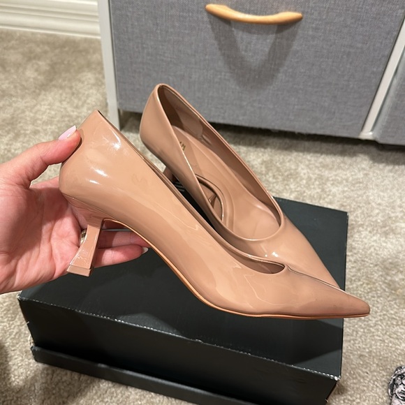 ZARA Cream low heeled shoes - Picture 5 of 6